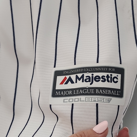 Majestic GARY SANCHEZ 24 New York Yankees Baseball Jersey Mens Size Large NEW - Picture 7 of 14